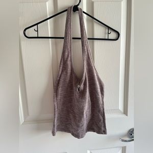 Brown Corduroy Halter Top